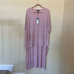 BCBGMaxAzria Mauve High Low Dress